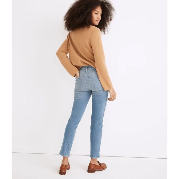 Madewell Petite Stovepipe Jeans in Euclid Wash Sz 29P NE064 - Picture 3 of 7